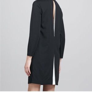Theory Landain Key-Hole Slit-Back Dress
